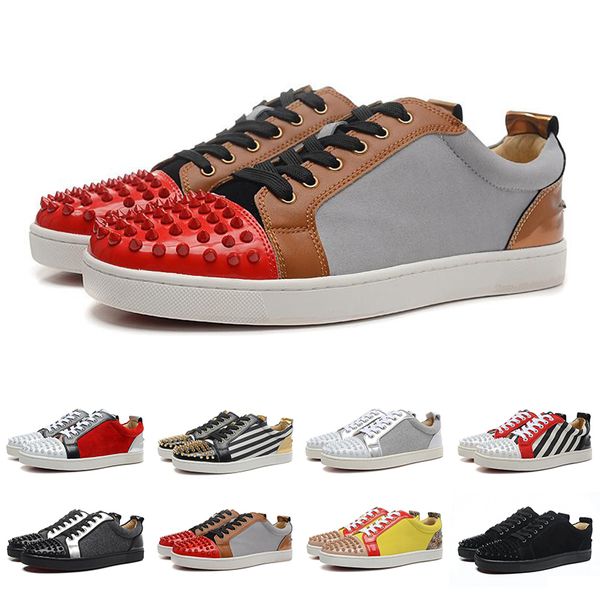 2019 Special Design For Youth Fashion Outdoor Casual Shoes Spikes Genuine leather Flats Trainers Mens Womens Luxury Designer Shoes
2019 Special Design For Youth Fashion Outdoor Casual Shoes Spikes Genuine leather Flats Trainers Mens Womens Luxury Designer Shoes