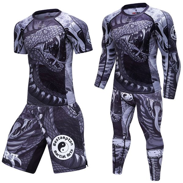 men sportswear suit brand gym tights football training clothes workout jogging sports set running tracksuit bjj rash guard, Black;blue
men sportswear suit brand gym tights football training clothes workout jogging sports set running tracksuit bjj rash guard, Black;blue
