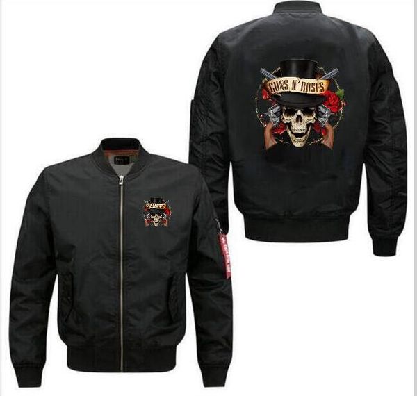new pilot flight jacket winter thick warm zipper male guns n roses rock band hip hop jacket men's casual shirt, Black;brown
new pilot flight jacket winter thick warm zipper male guns n roses rock band hip hop jacket men's casual shirt, Black;brown