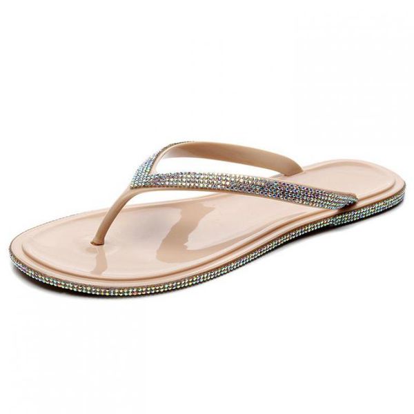 women summer home slippers crystal flip flops peep toe beach shoes bling glitter sandals lady indoor non-slip flat zapatos mujer, Black
women summer home slippers crystal flip flops peep toe beach shoes bling glitter sandals lady indoor non-slip flat zapatos mujer, Black
