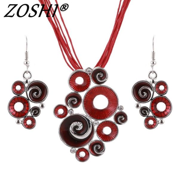 fashion enamel multi ropes leather chain silver plated geometry pendant necklace earring sets women wedding costume jewelry set
fashion enamel multi ropes leather chain silver plated geometry pendant necklace earring sets women wedding costume jewelry set
