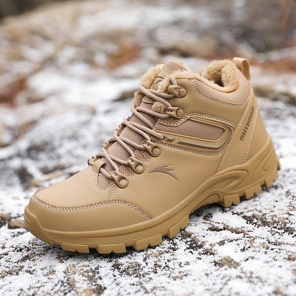 men winter outdoor hiking shoes leather casual shoes outdoor waterproof cotton work anti-slip high quality, Black
men winter outdoor hiking shoes leather casual shoes outdoor waterproof cotton work anti-slip high quality, Black