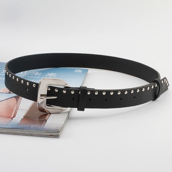 pu leather belt square rivet stitching metal pin buckle belts wild casual fashion punk women belt 2020 new, Black;brown
pu leather belt square rivet stitching metal pin buckle belts wild casual fashion punk women belt 2020 new, Black;brown