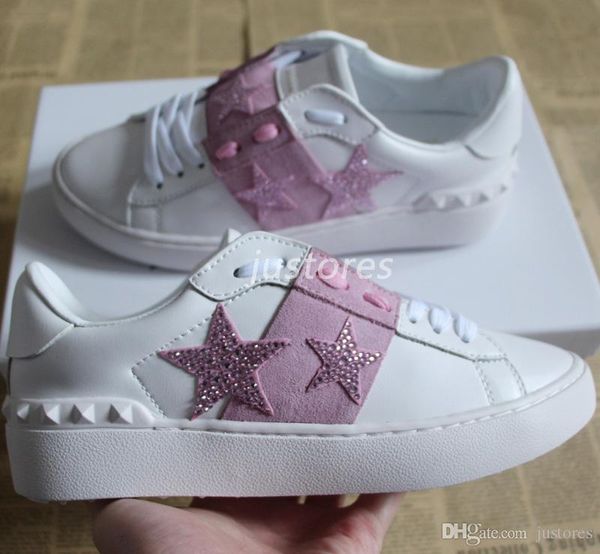 2019 with box man woman designer shoe star stripe untitled garava sneakers luxury shoe white pink casual shoe large size 35-46, Black
2019 with box man woman designer shoe star stripe untitled garava sneakers luxury shoe white pink casual shoe large size 35-46, Black