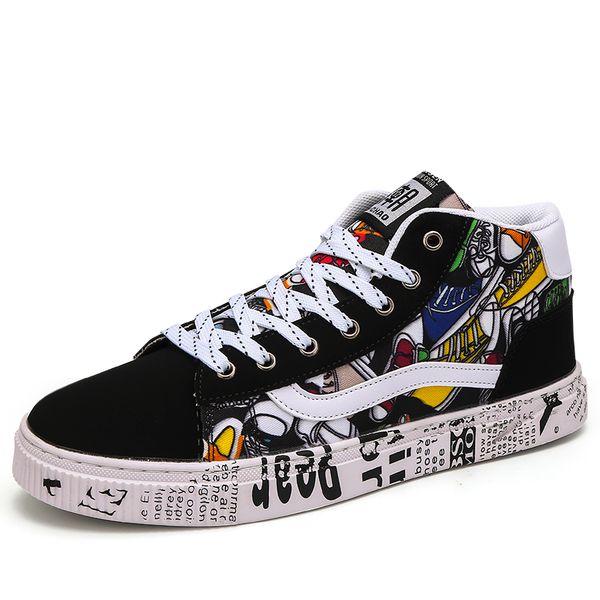 new men shoes high casual canvas shoes fashion lightweight lace up sneakers spring summer breathable men flats shoes male footwear, Black
new men shoes high casual canvas shoes fashion lightweight lace up sneakers spring summer breathable men flats shoes male footwear, Black