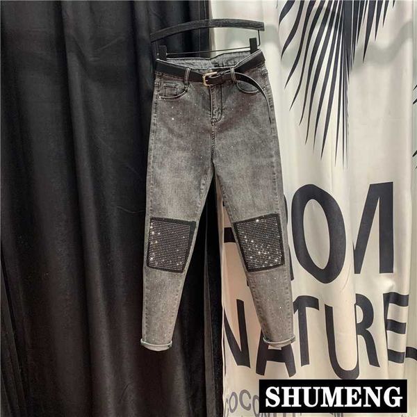 streetwear джинсы женщины 2020 новый натяжные узкие джинсы карандаш брюки прохладный горячие drilling высокой талией джинсовые брюки женская, Blue
streetwear джинсы женщины 2020 новый натяжные узкие джинсы карандаш брюки прохладный горячие drilling высокой талией джинсовые брюки женская, Blue