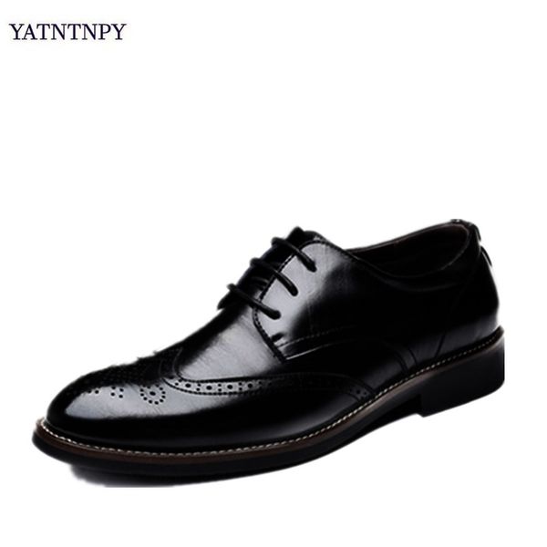 yatntnpy men's business shoes, dress pointed brock carved shoes large size 37-48 lace-up man elegant formal shoes, Black
yatntnpy men's business shoes, dress pointed brock carved shoes large size 37-48 lace-up man elegant formal shoes, Black