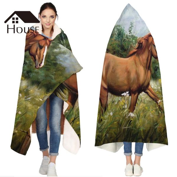 portable wearable fluffy custom hooded blanket horse animals oil painting fleece hooded throw wrapbed blanket
portable wearable fluffy custom hooded blanket horse animals oil painting fleece hooded throw wrapbed blanket