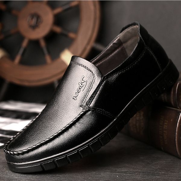 men's shoes comfortable men casual shoes genuine leather breathable loafers slip-on footwear walking driving 2020 new iol9, Black
men's shoes comfortable men casual shoes genuine leather breathable loafers slip-on footwear walking driving 2020 new iol9, Black