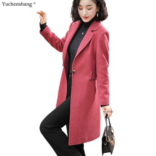 women high-quality x-long casual coat outerwear thick fabric plaid jackets for winter wear pink blue apricot, Black
women high-quality x-long casual coat outerwear thick fabric plaid jackets for winter wear pink blue apricot, Black