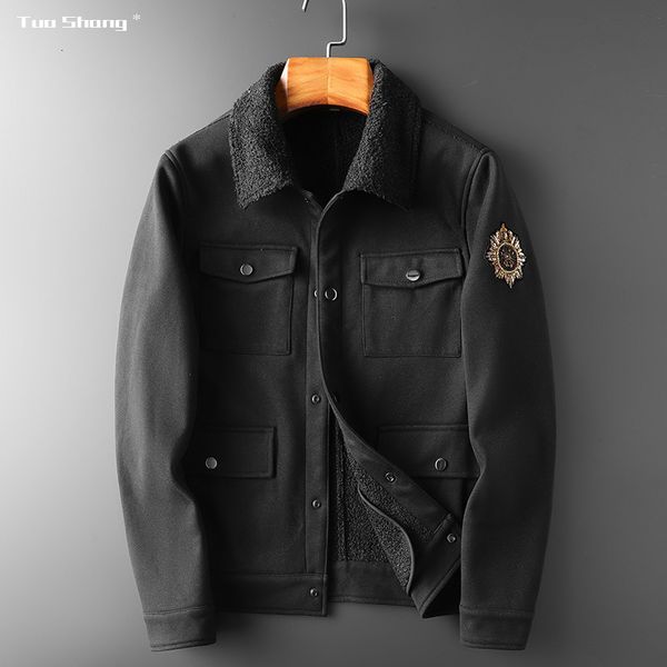 control of goods in winter | extension men's wear oupin light luxurious man coat one man short explosion lapel jacket male, Black
control of goods in winter | extension men's wear oupin light luxurious man coat one man short explosion lapel jacket male, Black