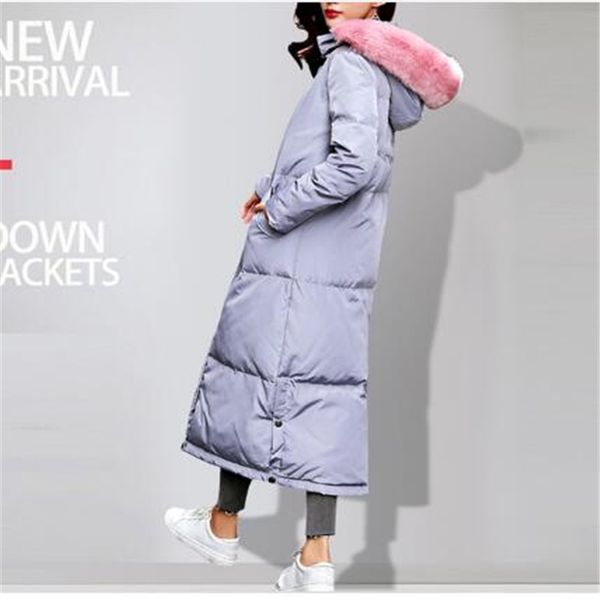 winter coats coat 2017 female long winter jacket women thicken warm cotton-padded down parkas coat faux fur collar, Black
winter coats coat 2017 female long winter jacket women thicken warm cotton-padded down parkas coat faux fur collar, Black