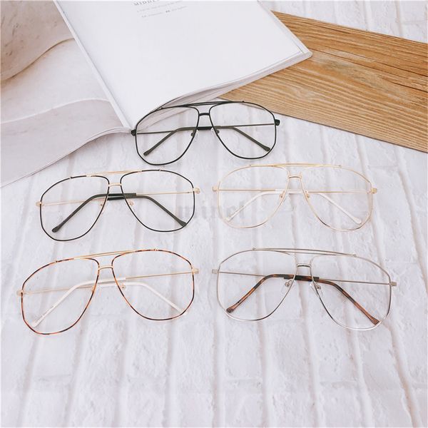 double beam men women fashion square glasses frame myopia prescription optical eyeglasses with box fml, Silver
double beam men women fashion square glasses frame myopia prescription optical eyeglasses with box fml, Silver