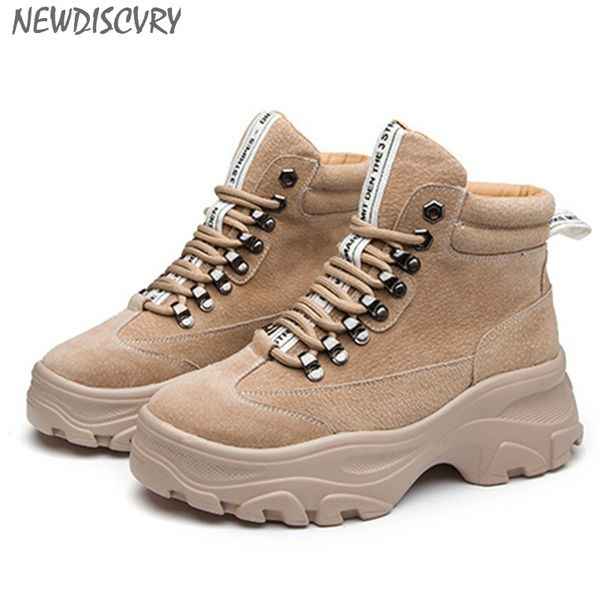 newdiscvry genuine leather women's winter boots plush warm women platform sneakers 2018 fashion combat boots woman shoes, Black
newdiscvry genuine leather women's winter boots plush warm women platform sneakers 2018 fashion combat boots woman shoes, Black