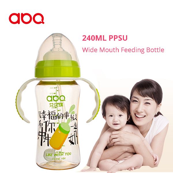 240ml baby drinker ppsu feeding bottle wide mouth baby bottles for feeding bottle for children three patterns shipped randomly
240ml baby drinker ppsu feeding bottle wide mouth baby bottles for feeding bottle for children three patterns shipped randomly