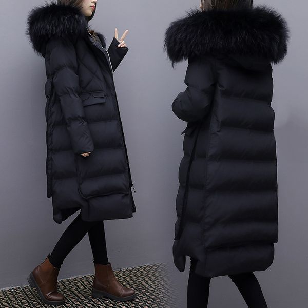 down jacket women's 2018 winter new style korean-style white duck down women's dress mid-length thick over-the-knee large fur co, Black;white
down jacket women's 2018 winter new style korean-style white duck down women's dress mid-length thick over-the-knee large fur co, Black;white