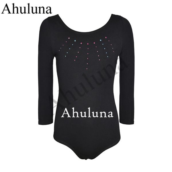 girls ballet leotard black toddler long sleeves cotton gymnastics leotard dance clothes professional ballerina costumes d028, Black;red 
girls ballet leotard black toddler long sleeves cotton gymnastics leotard dance clothes professional ballerina costumes d028, Black;red