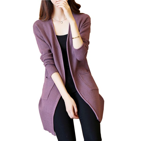 2019 autumn winter cardigan sweater women knitted coat women's sweater feminine clothes long sleeve casual jacket female r1072, White
2019 autumn winter cardigan sweater women knitted coat women's sweater feminine clothes long sleeve casual jacket female r1072, White