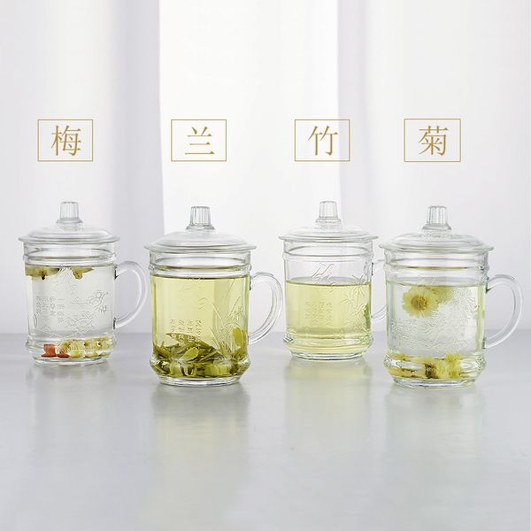 creative modern glass mug household heat-resistant drinking brew tea cup office men's cup with handle and lid transparent mug
creative modern glass mug household heat-resistant drinking brew tea cup office men's cup with handle and lid transparent mug