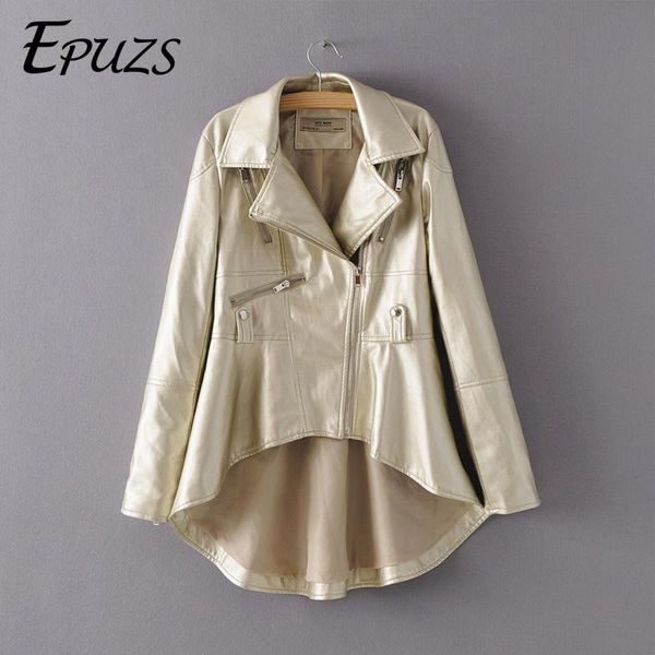 2019 black gold pu leather jacket women loose long motorcycle coat streetwaer zipper punk biker jacket casual outwear
2019 black gold pu leather jacket women loose long motorcycle coat streetwaer zipper punk biker jacket casual outwear