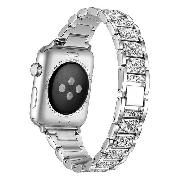 woman fashion diamond bracelet watch bands for apple watch 1 2 3 4 5 stainless steel strap for iwatch 38mm 40mm 42mm 44mm band connector
woman fashion diamond bracelet watch bands for apple watch 1 2 3 4 5 stainless steel strap for iwatch 38mm 40mm 42mm 44mm band connector