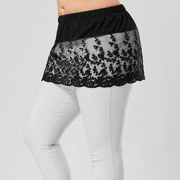 women's layered skirt fashion tiered sheer women's skirts lace trim extender women skirts half slips plus size skirt 19march14, Black
women's layered skirt fashion tiered sheer women's skirts lace trim extender women skirts half slips plus size skirt 19march14, Black
