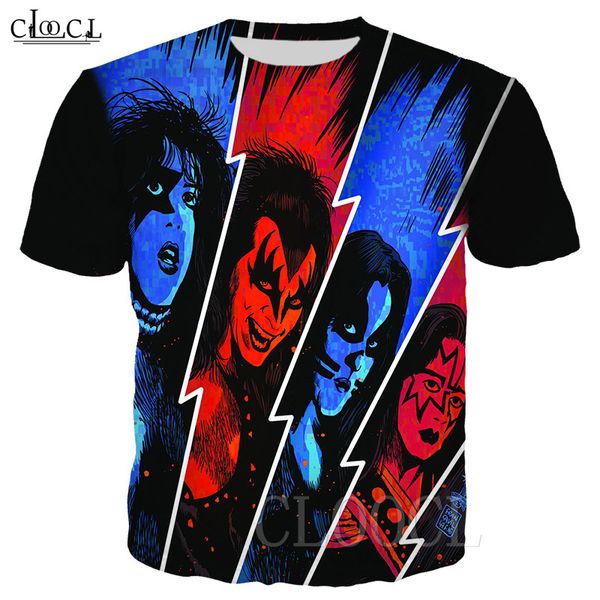 heavy metal rock kiss band t-shirt short sleeve plus size star t-shirts 3d print kiss couples streetwear harajuku tee, White;black
heavy metal rock kiss band t-shirt short sleeve plus size star t-shirts 3d print kiss couples streetwear harajuku tee, White;black
