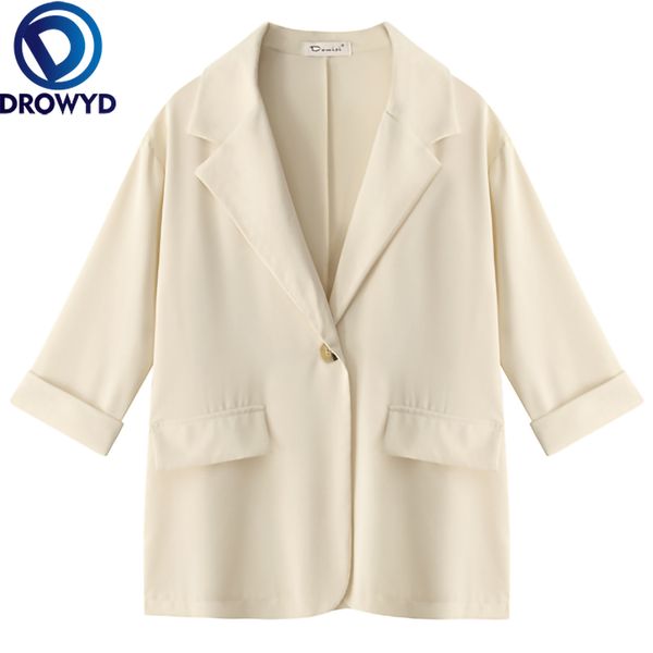 women apricot blazers fashion lady office pockets jackets suit coat casual loose long sleeve formal work blazer 4 colors, White;black
women apricot blazers fashion lady office pockets jackets suit coat casual loose long sleeve formal work blazer 4 colors, White;black