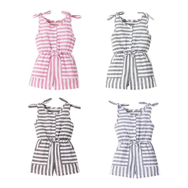 1-5years new summer infant baby girl romper sleeveless jumpsuit casual striped jumpsuit bowknot overall shorts, Blue
1-5years new summer infant baby girl romper sleeveless jumpsuit casual striped jumpsuit bowknot overall shorts, Blue