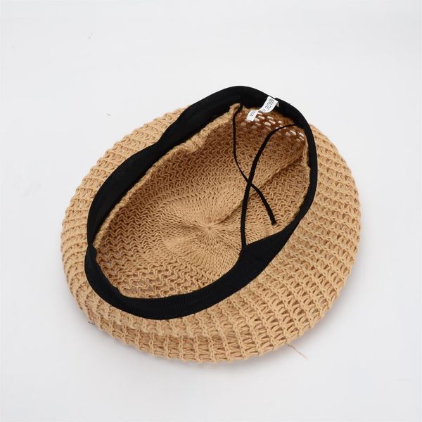 deepom spring summer french berets handmade knitted female beret women black berets hollow breathable painter hat student berets, Blue;gray
deepom spring summer french berets handmade knitted female beret women black berets hollow breathable painter hat student berets, Blue;gray