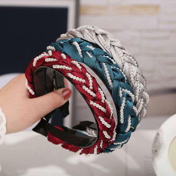 2.4cm wide темперамент оголовье pearl twist стиль braid лук hairband прическа завитых 2.4 wide trwta, Black;brown
2.4cm wide темперамент оголовье pearl twist стиль braid лук hairband прическа завитых 2.4 wide trwta, Black;brown