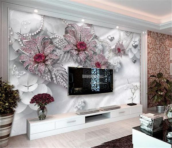 3d wallpaper custom 3d exquisite three-dimensional jewelry flowers living room bedroom background wall decoration mural wallpaper
3d wallpaper custom 3d exquisite three-dimensional jewelry flowers living room bedroom background wall decoration mural wallpaper