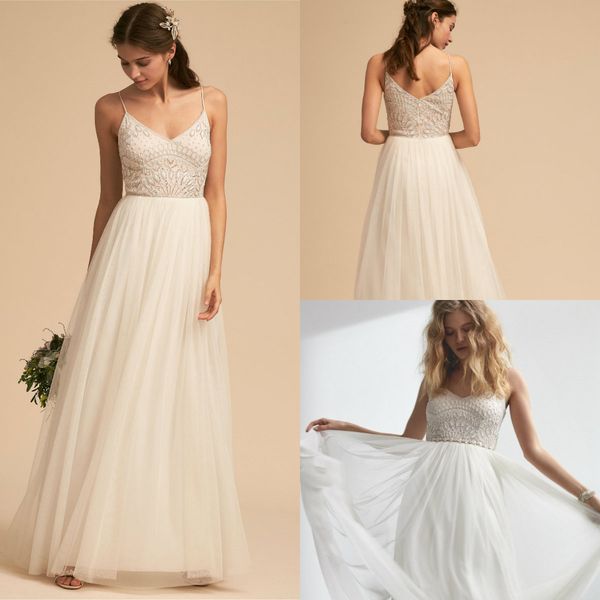 2019 bhldn пляж свадебные платья спагетти кружева аппликация бисер линии boho свадебное платье длиной до пола без рукавов дешевые страна сва, White
2019 bhldn пляж свадебные платья спагетти кружева аппликация бисер линии boho свадебное платье длиной до пола без рукавов дешевые страна сва, White