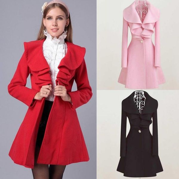 autumn winter women woollen coat long sleeve turn-down collar oversize blazer outwear jacket elegant loose overcoats, Black
autumn winter women woollen coat long sleeve turn-down collar oversize blazer outwear jacket elegant loose overcoats, Black