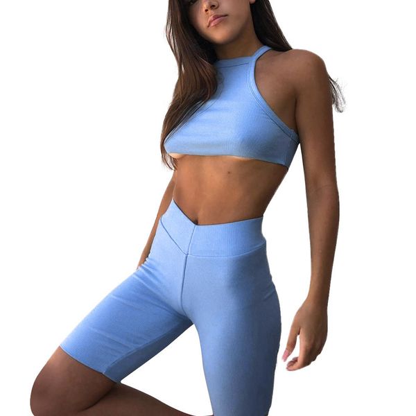 perimedes women sport suit fitness sport wear women's sports suit color sling sports set yoga vest yoga shorts set#g35, Black;blue
perimedes women sport suit fitness sport wear women's sports suit color sling sports set yoga vest yoga shorts set#g35, Black;blue