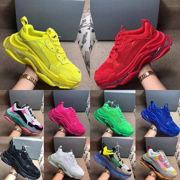 new fashion paris 17fw triple s trainers yellow red triple-s casual shoes vintage black dad shoes men women sports tennis tripler sneakers 
new fashion paris 17fw triple s trainers yellow red triple-s casual shoes vintage black dad shoes men women sports tennis tripler sneakers