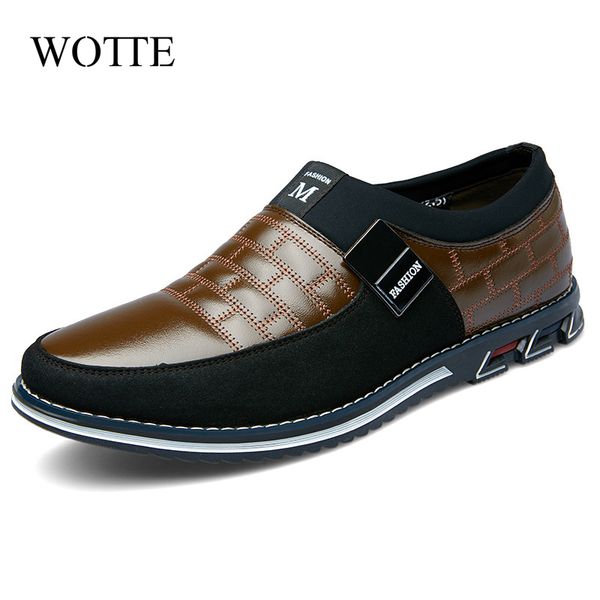 wotte 2020 leather shoes men casual shoes loafers mocasines hombre soft breathable slip men leather zapatos de hombre, Black
wotte 2020 leather shoes men casual shoes loafers mocasines hombre soft breathable slip men leather zapatos de hombre, Black