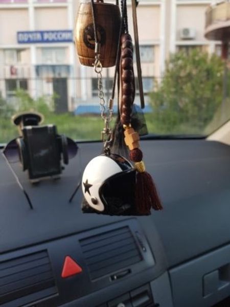 car pendant cute portable helmet doll hanging ornaments automobiles rearview mirror suspension decoration accessories gifts
car pendant cute portable helmet doll hanging ornaments automobiles rearview mirror suspension decoration accessories gifts