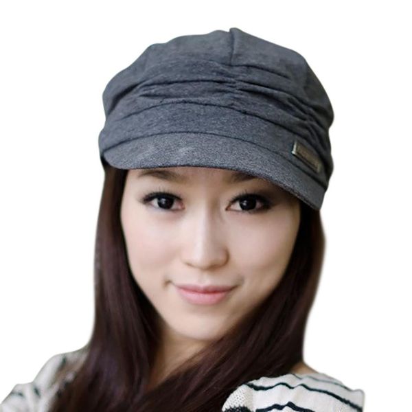 women autumn berets caps vintage women winter solid hat beret caps korean berets comfortable breathable fold, Blue;gray
women autumn berets caps vintage women winter solid hat beret caps korean berets comfortable breathable fold, Blue;gray