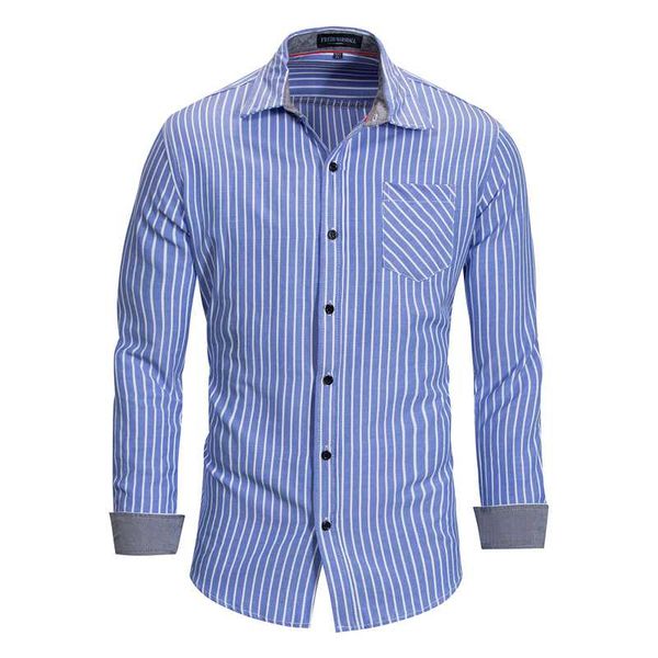 2020 summer autumn fashion striped shirt men casual long sleeved social smart business dress shirt male 100% cotton clothes, White;black
2020 summer autumn fashion striped shirt men casual long sleeved social smart business dress shirt male 100% cotton clothes, White;black