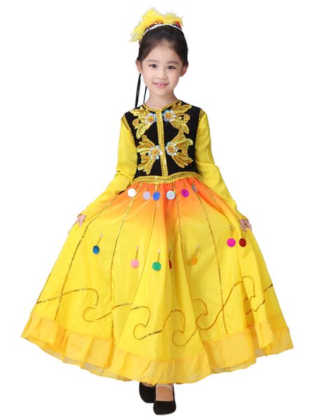 girls oriantal dance costume girls uygur dance costume children's stage costumes forgirls, Black;red
girls oriantal dance costume girls uygur dance costume children's stage costumes forgirls, Black;red