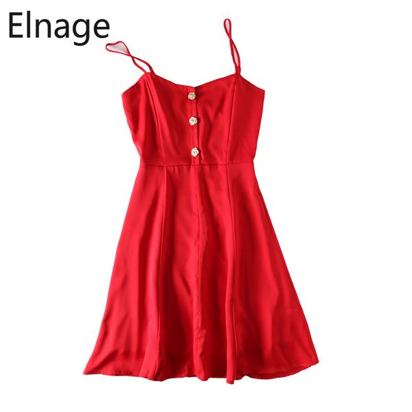 elnage summer new short sling dress strap solid red slim fit tank summer temperament small vestidos fashion 5a671, Black;gray
elnage summer new short sling dress strap solid red slim fit tank summer temperament small vestidos fashion 5a671, Black;gray