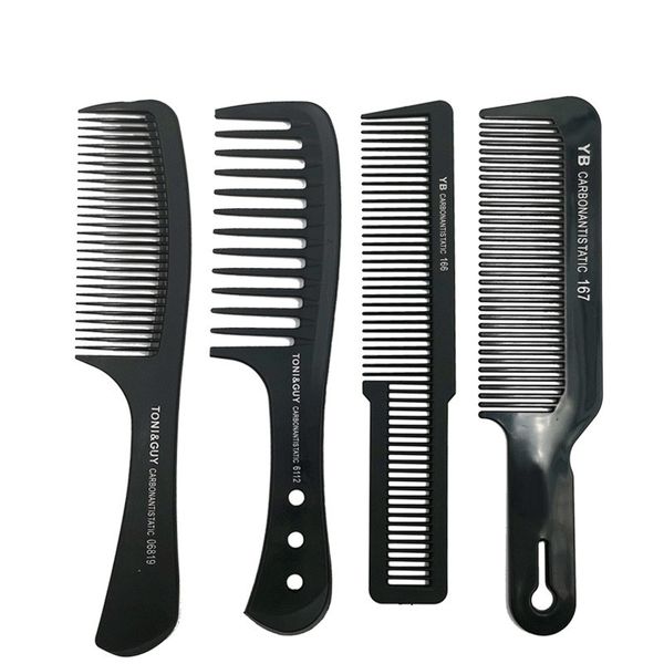 hairdressing tail comb carbon anti static hair cutting brush salon use hairing beauty tool, Silver
hairdressing tail comb carbon anti static hair cutting brush salon use hairing beauty tool, Silver