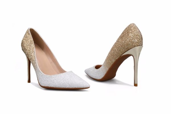 genshuo women pumps bling high heels shoes women stilettos glitter wedding party shoes silver gold big small size 32-46, Black
genshuo women pumps bling high heels shoes women stilettos glitter wedding party shoes silver gold big small size 32-46, Black