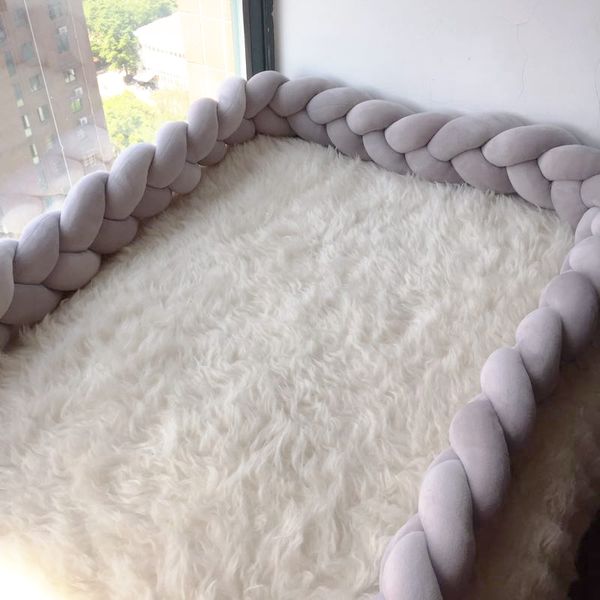 3m/300cm bed bumper 3 knots protection things for newborn baby kids infant room decor braid cot babe solid green blue bumpers
3m/300cm bed bumper 3 knots protection things for newborn baby kids infant room decor braid cot babe solid green blue bumpers