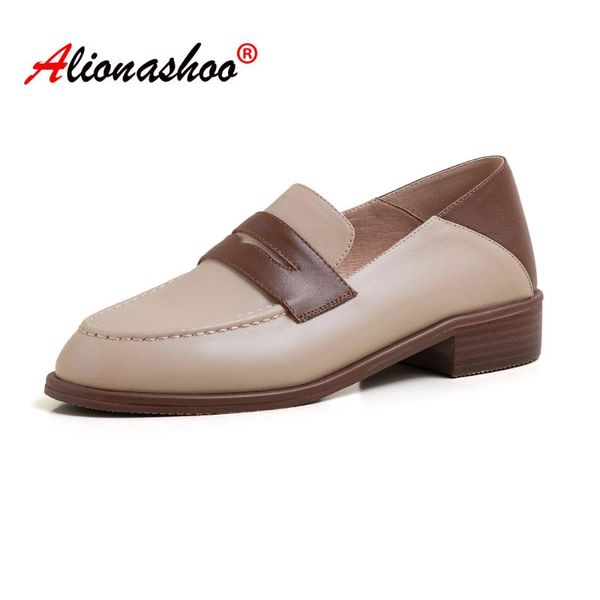 women british style oxford shoes classic genuine leather slip on shoes women spring female comfortable casual, Black
women british style oxford shoes classic genuine leather slip on shoes women spring female comfortable casual, Black