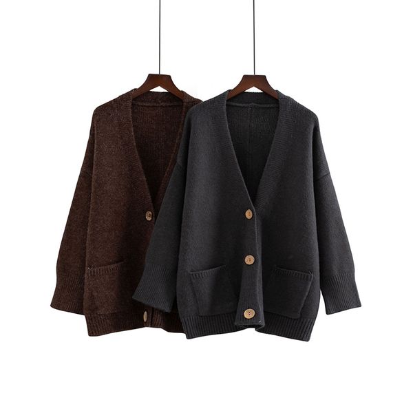 корейские женщины 2019 осенью и зимой новых ленивый ветер сплошного цвета v-образного вырез двойного кармана кардиган свитера, v-образный вы, White
корейские женщины 2019 осенью и зимой новых ленивый ветер сплошного цвета v-образного вырез двойного кармана кардиган свитера, v-образный вы, White