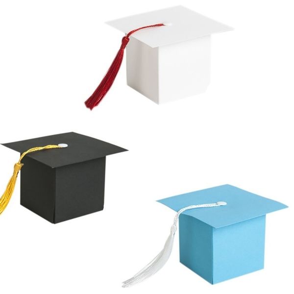 black,white,bule doctor hat cap candy box graduation gifts boxes packing box children's day celebration party decoration 
black,white,bule doctor hat cap candy box graduation gifts boxes packing box children's day celebration party decoration