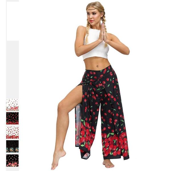cherry flower printed women casual wide leg pants loose comfortable sport leggings women leggings sport fitness, White;red
cherry flower printed women casual wide leg pants loose comfortable sport leggings women leggings sport fitness, White;red