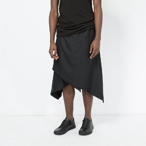27-44 2017 men's clothing hair stylist catwalk fashion personality loose casual culottes pants costume plus size stage costumes, Black
27-44 2017 men's clothing hair stylist catwalk fashion personality loose casual culottes pants costume plus size stage costumes, Black